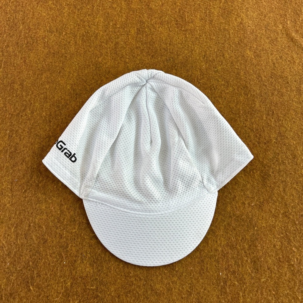 GripGrab Unisex S/M White Mesh Breathable Technical Cycling Cap Hat NWT *Flaw